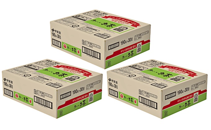 伊藤園 お～いお茶 緑茶 缶190g ×3ケース