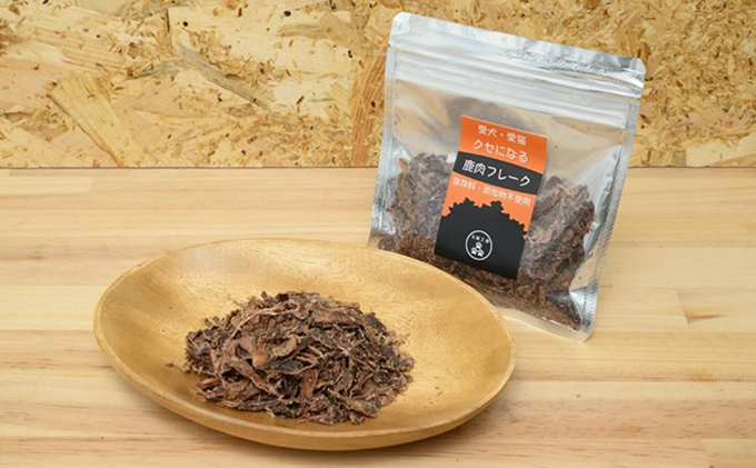 ペットフード 鹿肉ジャーキー・フレークセット 40g×3袋