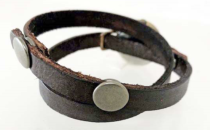 HR24の手作り時計　D（女性用）こげ茶