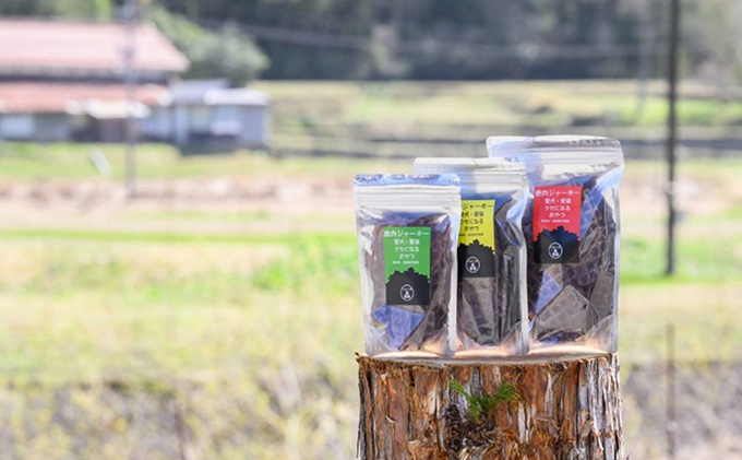 ペットフード クセになるおやつ 鹿肉ジャーキー 60g×3袋