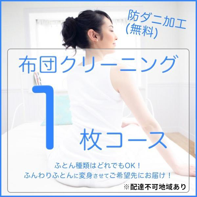 ふとんクリーニング 1枚 （なんでもOK）