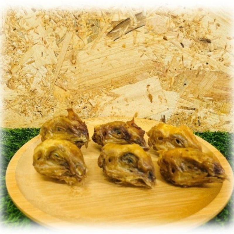 鶏の頭(16個入) 犬 犬用 おやつ 鶏肉 頭 ジャーキー 干肉 干し肉 乾燥肉 国産 広島 安芸高田市