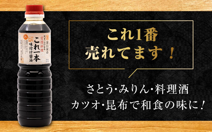 これ1本で美味しい味付け！味付け醤油の満足セット（玉萬寿／白だし） 江田島市/有限会社濱口醤油 [XAA001] 調味料