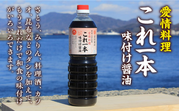 これ1本で美味しい味付け！これ1本味付け醤油 1L×6本 江田島市/有限会社濱口醤油[XAA050] 調味料