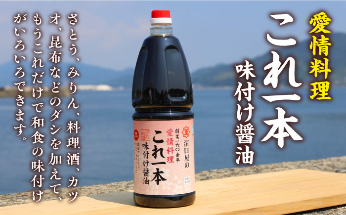 これ1本で美味しい味付け！これ1本味付け醤油 1.8L×6本 江田島市/有限会社濱口醤油[XAA051] 調味料