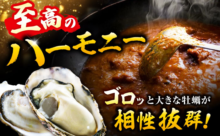 テレビで話題！『米粉の鍛え牡蠣カレー』180g×10個 牡蠣 かき カレー 中辛 グルテンフリー レトルト 保存食 簡単 広島県産 江田島市/有限会社寺本水産 [XAE061]