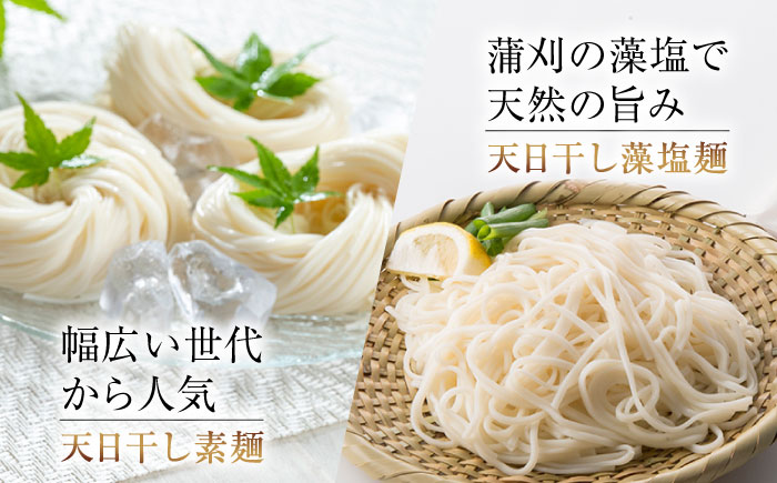完全天日干し製法！江田島の干麺4種&白だし お手頃食べ比べセット うどん そば そうめん 料理 広島 ＜迫製麺所＞江田島市 [XAM005] パン・麺