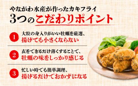 【年内発送】広島G7で提供された牡蠣！【広島県産】牡蠣屋さんが作ったこだわり大粒カキフライ 40個（冷凍） かき カキ 広島 江田島市/マルサ・やながわ水産有限会社 [XBL006] 牡蠣