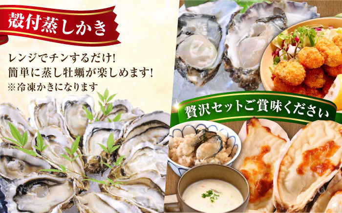 【年内発送】【お歳暮対象】広島牡蠣の老舗かなわ【冷凍】牡蠣『かき料理贅沢三昧』牡蠣 かき 魚介類 海鮮 セット 広島県産 江田島市/株式会社かなわ [XBP056]