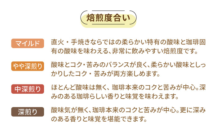 【全12回定期便】直火焙煎だから出せる香り！スペシャルティコーヒーセット 各200g 珈琲 コーヒー ブレンド コーヒー豆 江田島市/Coffee Roast Sereno[XBE037] 定期便