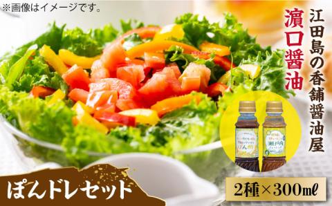 【年内発送】かけるだけで大満足！ぽんドレセット 300mL×2種 江田島市/有限会社濱口醤油 [XAA007] 調味料