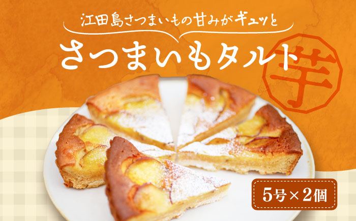 【年内発送】【お歳暮対象】気づけばぺろり必至！てくてくのさつまいもたると ホール5号×2個セット 江田島市/峰商事 合同会社[XAD063] お菓子