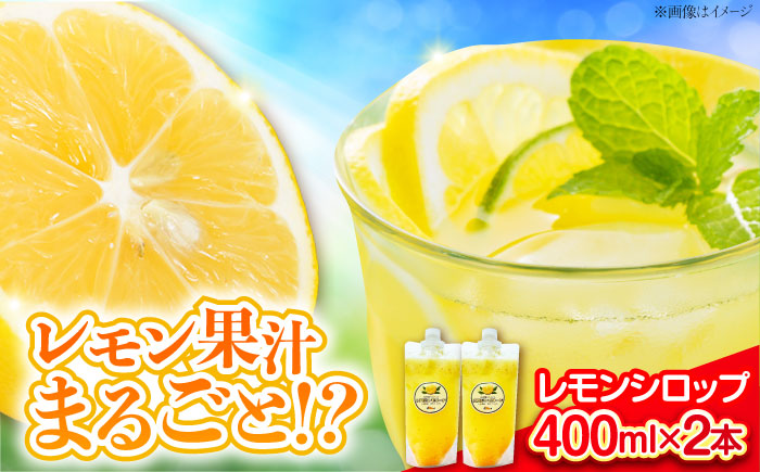 レモンシロップ 400ml×2個 レモン れもん 檸檬 フルーツ 果物 江田島市/七宝丸 [XBY011]