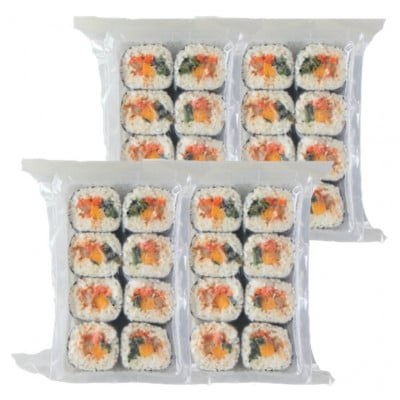 ゴマ油香る!韓国風のり巻き『キンパ』35g×8個×4Pセット【配送不可地域：離島】