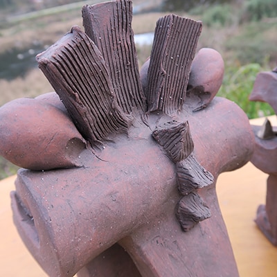 【広島県安芸太田町・風炎窯】～魔除けでがんす!シーサー特大でがんす!