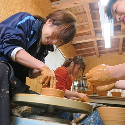 【広島県・風炎窯】陶芸ろくろ体験＆TATARA調理体験[ペアチケット2名・キャンピングカーサイト付]
