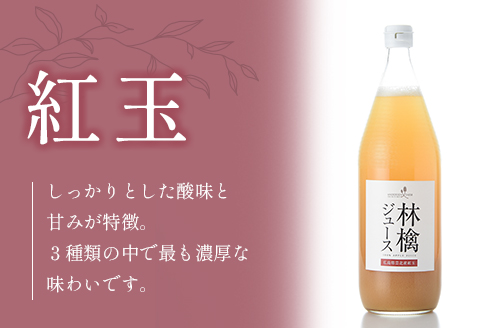 りんごジュース 3本セット アンデルセンファーム 林檎ジュース 紅玉 シナノゴールド グラニースミス