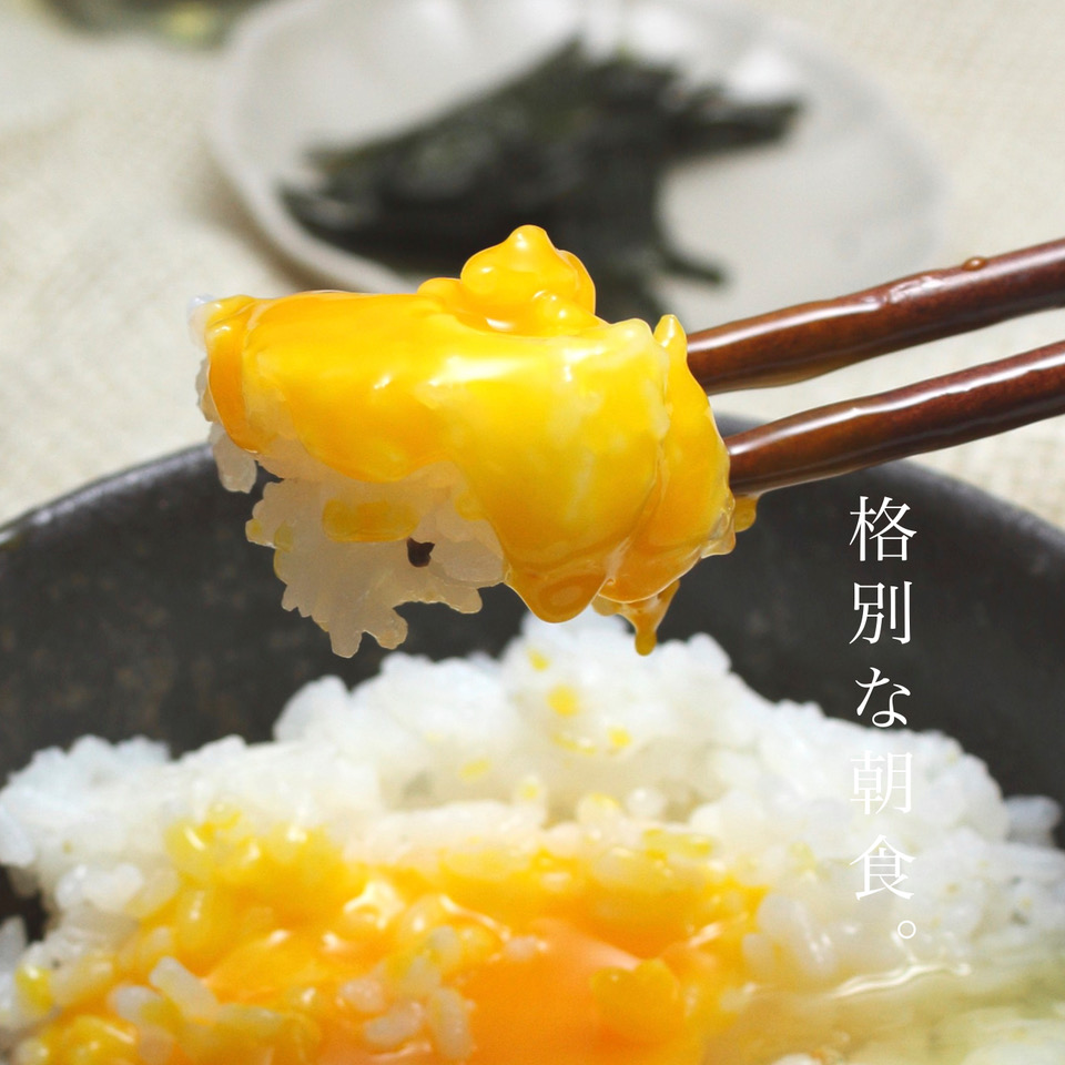 たまごかけごはん 平飼い卵 四ツ葉農場の絶品たまごかけごはんセット 霜降りたまご＋あすなろの北広島町産米こしひかり
