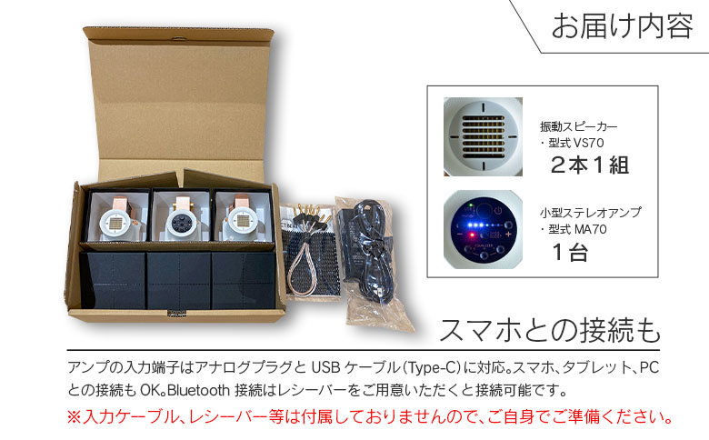 振動 スピーカー ストア 小型