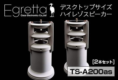全方位 ハイレゾ スピーカー Egretta エグレッタ デスクトップサイズ TS-A200as アンプ搭載