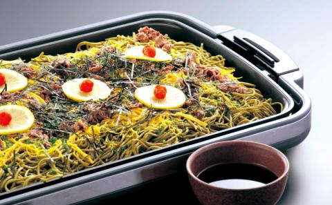 お多福の瓦そば 2～3人前 3個セット 計600g 茶そば 蕎麦 下関 名物 人気 山口