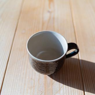 メラメラ マグカップ 茶 食器 カップ 陶芸品 工芸品 木と土calm プレゼント ギフト クリスマス お誕生日 結婚祝い 下関市