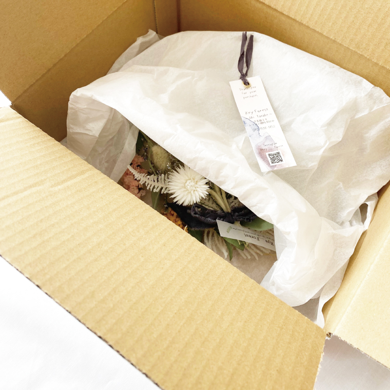 季節の草木花のブーケ・スワッグ