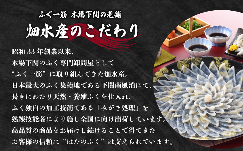 とらふぐ刺身 セット 3~4人前 冷凍