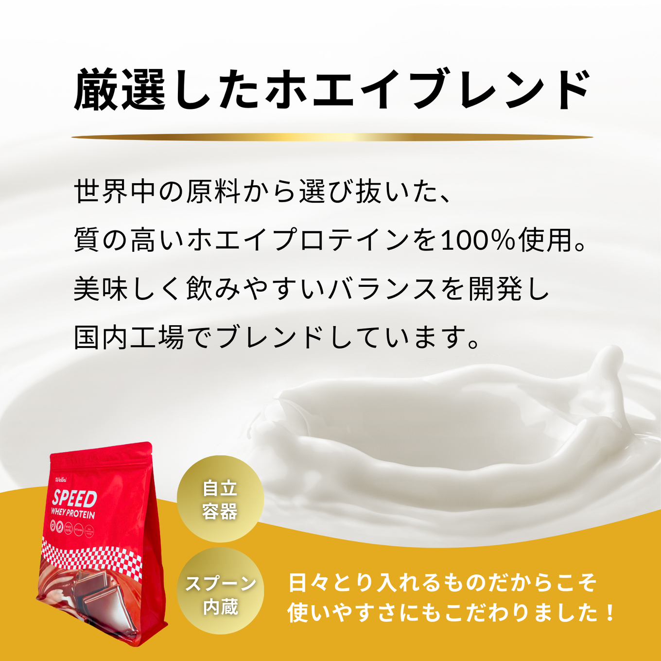【 5営業日以内発送 】ホエイ プロテイン 1kg キャラメルオレ風味 ウェルニ キャラメルオレ風味