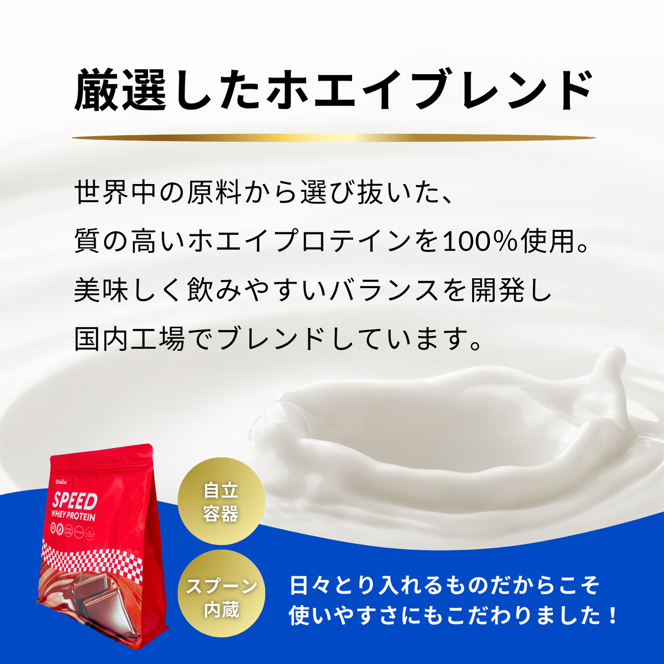 【 5営業日以内発送 】ホエイ プロテイン 1kg ミルクティー風味 ウェルニ ミルクティー風味