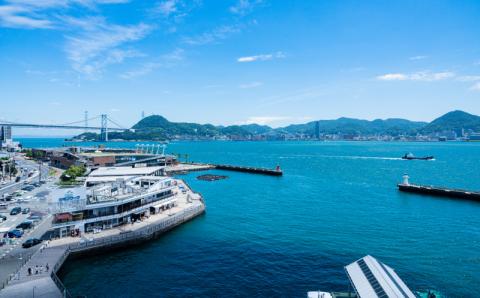 ペア宿泊券 下関グランドホテル 海側ツイン2名様 ～「唐戸市場」クーポン付～