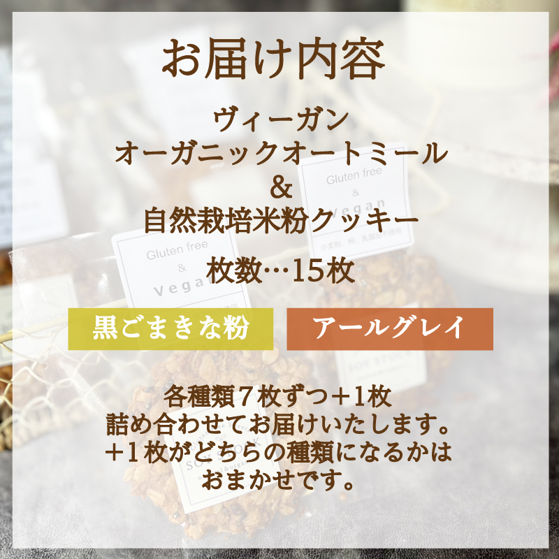 クッキー セット 15枚 ヴィーガン 15枚