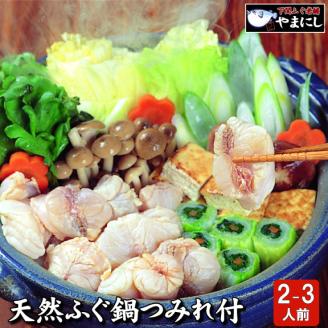 ふぐ鍋 ふぐつみれ付き 2-3人前 冷凍 フグ 河豚 海鮮鍋 魚介 下関