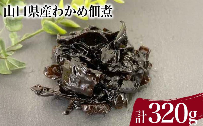 山口県産 わかめ佃煮 計 320g 下関 山口