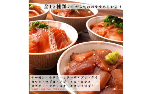 【お楽しみ海鮮福袋】たれにこだわった 魚千代の 漬け丼 3種2パック (合計6パック入り) 訳あり
