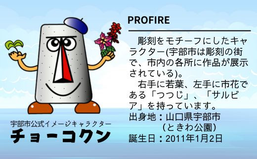 ～ チョーコクンぬいぐるみ（小） 1個 【山口県 宇部市 ゆるキャラ ご当地キャラ キャラクター ゆるチョーコクン 宇部ふるさと大使 YOASOBI Ayase 紹介 話題 SNS やす子】