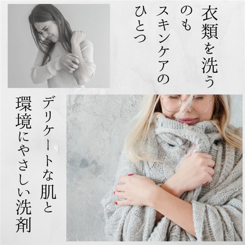 【パッケージリニューアル】竹ふわり (竹炭ミネラル洗濯洗剤) 1000ml×２本 定期便（5カ月お届け）