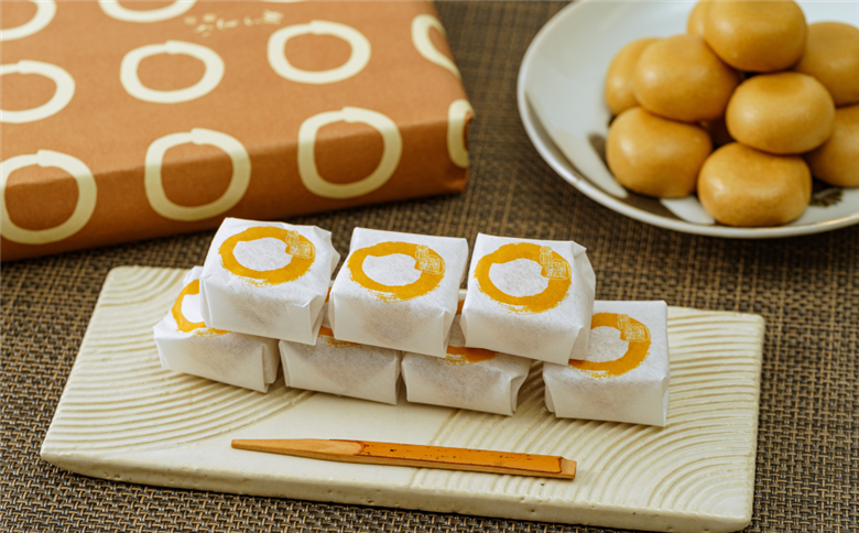 献上銘菓「利休さん」キャラメルマキアート餡 24個入＜吹上堂＞