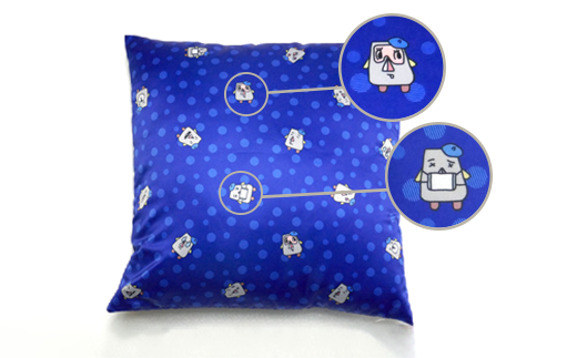 チョーコクン・クッションカバー 45cm角×1【クッション ゆるキャラ 山口県 宇部市】 45×45