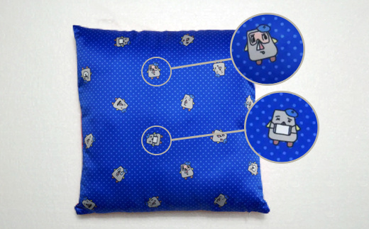 チョーコクン・シートクッションカバー40cm角×1【クッション ゆるキャラ 座布団 山口県 宇部市】 40×40