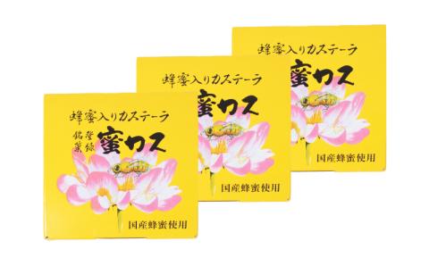 蜂蜜カステーラ 『蜜カス』 個包装 3個入＜小川蜜カス本舗＞