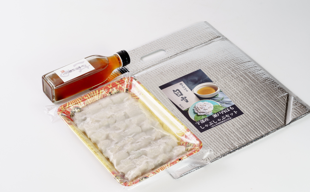 瀬戸内はも　しゃぶしゃぶセット【瀬戸内 はも 白雪 しゃぶしゃぶセット 山口県 宇部市 水揚げ 新鮮 鱧 高品質 お取り寄せ グルメ 魚介類 和食 料亭品質 プレミアム 食材 贅沢 食卓 料理用】