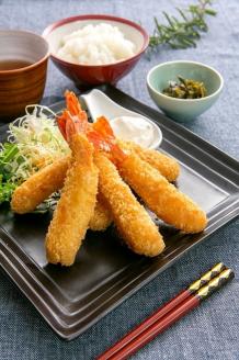 D023 手造り車えびフライ