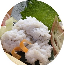 C027 活西京鱧のしゃぶしゃぶセット4人前