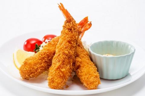 D023 手造り車えびフライ