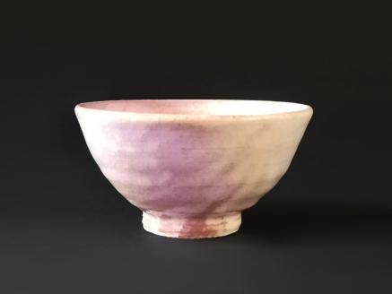 D111 萩焼粉引飯器セット