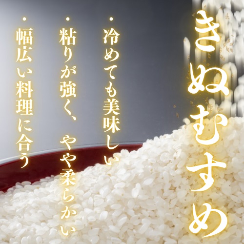 D395 農家直送！山口市産新米「きぬむすめ」精米5kg