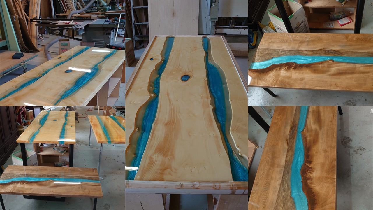 A098 リバーテーブル　Sサイズ　引換券（天板のみ、プレーンタイプ）