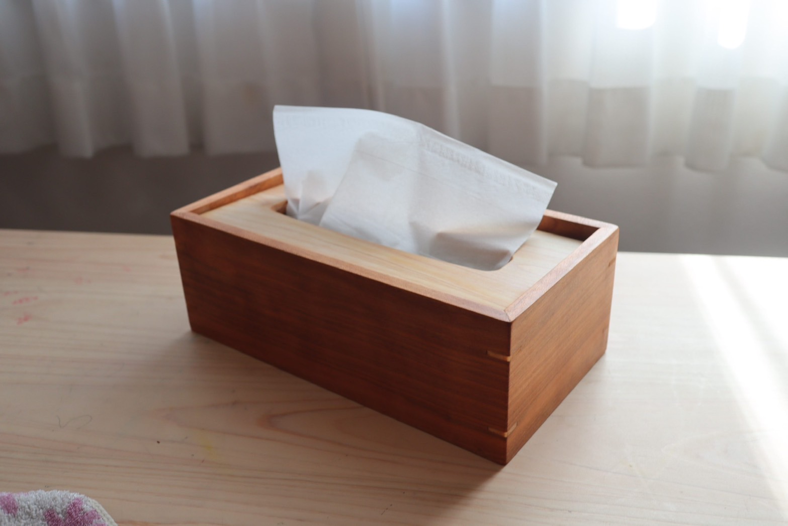 D285 サクラのティッシュケース