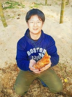 C031 山口仁保産直送　掘り白たけのこ1kg